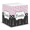 Paris Bonjour and Eiffel Tower Sticky Note Cube (Personalized)