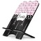 Paris Bonjour and Eiffel Tower Stylized Tablet Stand - Side View
