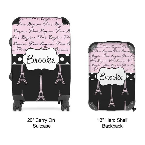 Paris Bonjour and Eiffel Tower Suitcase Set 4 - APPROVAL