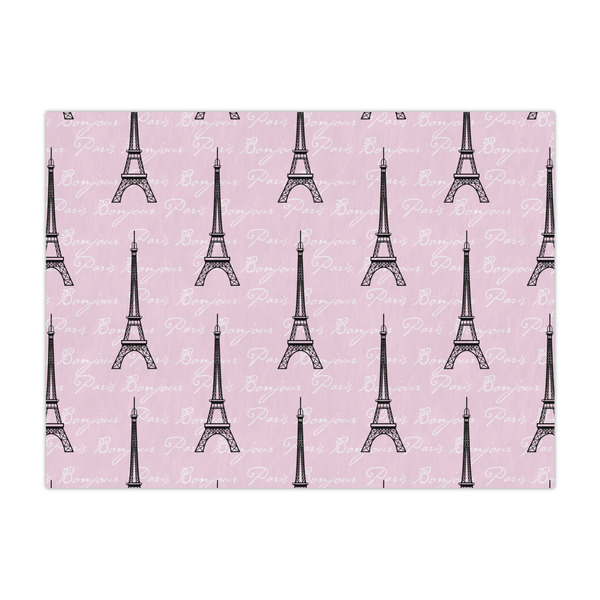 Custom Paris Bonjour and Eiffel Tower Tissue Paper Sheets - Large - Heavyweight