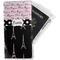 Paris Bonjour and Eiffel Tower Vinyl Document Wallet - Main