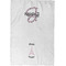 Paris Bonjour and Eiffel Tower Waffle Towel - Partial Print - Approval Image