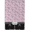 Paris Bonjour and Eiffel Tower Waffle Weave Towel - Full Color Print - Approval Image