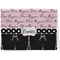 Paris Bonjour and Eiffel Tower Waffle Weave Towel - Full Print Style Image