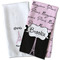 Paris Bonjour and Eiffel Tower Waffle Weave Towels - Two Print Styles