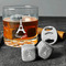 Paris Bonjour and Eiffel Tower Whiskey Stones - Set of 3 - In Context