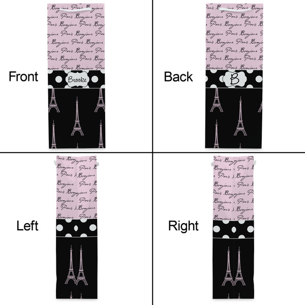 Paris Bonjour and Eiffel Tower Wine Gift Bag - Gloss - Approval