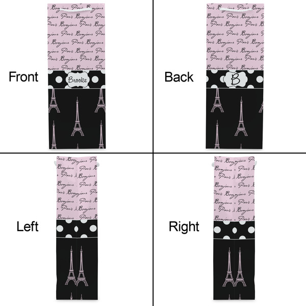 Paris Bonjour and Eiffel Tower Wine Gift Bag - Matte - Approval