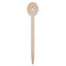 Paris Bonjour and Eiffel Tower Wooden Food Pick - Oval - Single Pick