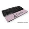 Paris Bonjour and Eiffel Tower Keyboard Wrist Rest (Personalized)