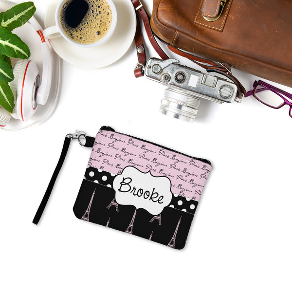 Paris Bonjour and Eiffel Tower Wristlet ID Cases - LIFESTYLE