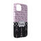 Paris Bonjour and Eiffel Tower iPhone 14 Case - Angle