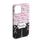 Paris Bonjour and Eiffel Tower iPhone 15 Case - Angle