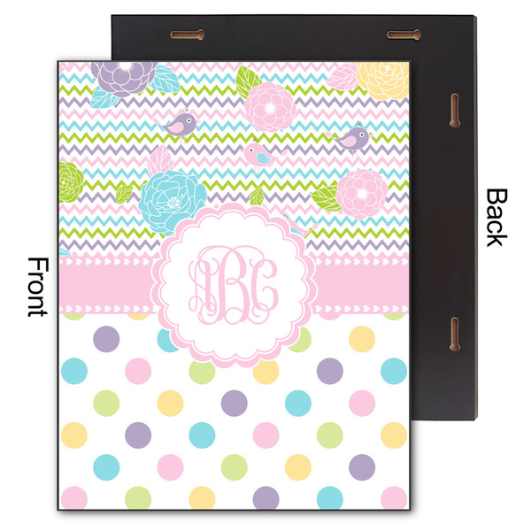 Girly Girl 11x14 Wood Print - Front & Back View