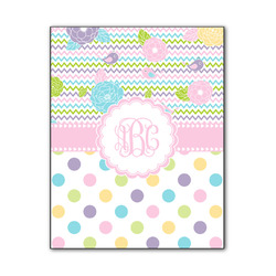 Girly Girl Wood Print - 11x14 (Personalized)