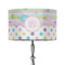 Girly Girl 12" Drum Lampshade - ON STAND (Fabric)