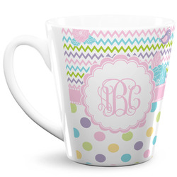 Girly Girl 12 Oz Latte Mug (Personalized)