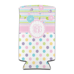 Girly Girl Can Cooler (tall 12 oz) (Personalized)