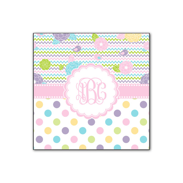 Custom Girly Girl Wood Print - 12x12 (Personalized)