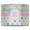 Girly Girl 16" Drum Lampshade - FRONT (Fabric)
