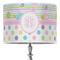 Girly Girl 16" Drum Lampshade - ON STAND (Poly Film)