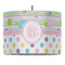 Girly Girl 16" Drum Pendant Lamp - Fabric (Personalized)
