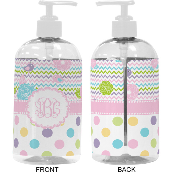 Girly Girl 16 oz Plastic Liquid Dispenser- Approval- White