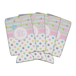 Girly Girl Can Cooler (16 oz) - Set of 4 (Personalized)