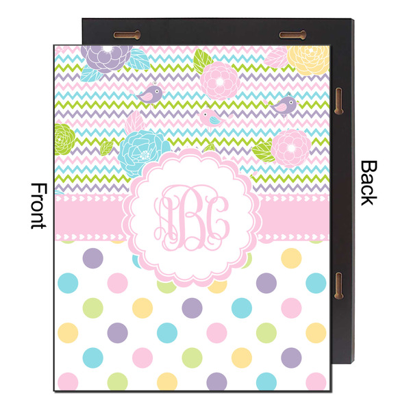 Girly Girl 16x20 Wood Print - Front & Back View