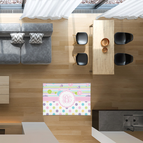 Girly Girl 2'x3' Indoor Area Rugs - IN CONTEXT