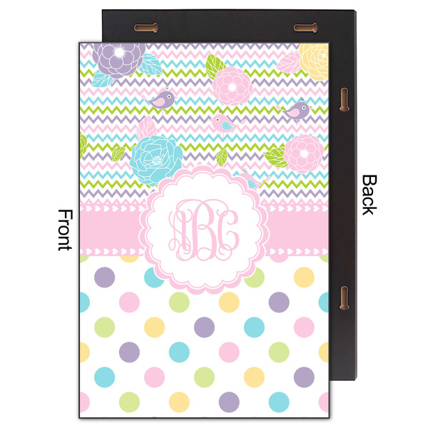 Girly Girl 20x30 Wood Print - Front & Back View