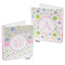 Girly Girl 3-Ring Binder Front and Back