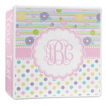 Girly Girl 3-Ring Binder - 2 inch (Personalized)