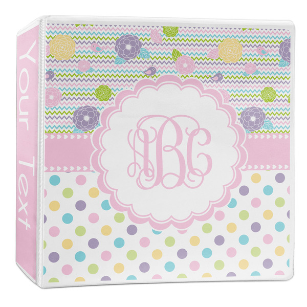 Custom Girly Girl 3-Ring Binder - 2 inch (Personalized)