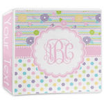 Girly Girl 3-Ring Binder - 3 inch (Personalized)
