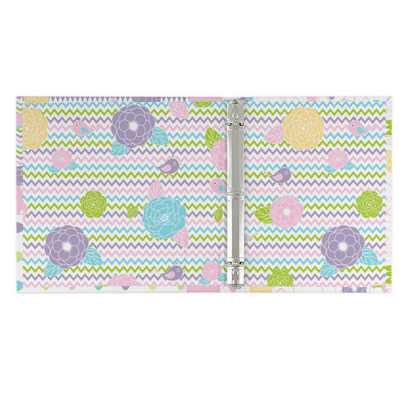 Girly Girl 3 Ring Binders - Full Wrap - 1" - OPEN INSIDE