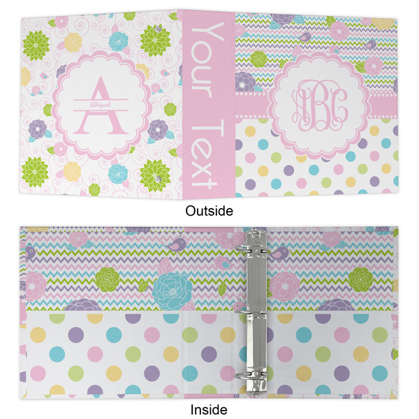 Girly Girl 3 Ring Binders - Full Wrap - 2" - APPROVAL