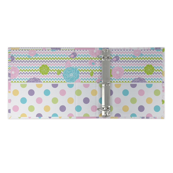 Girly Girl 3 Ring Binders - Full Wrap - 2" - OPEN INSIDE