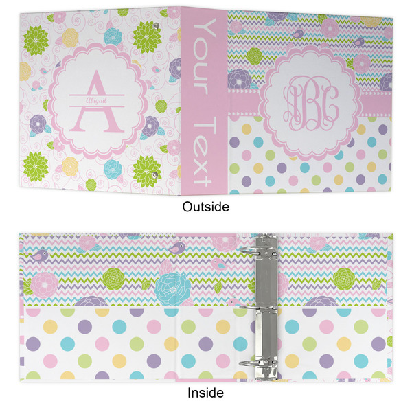Girly Girl 3 Ring Binders - Full Wrap - 3" - APPROVAL