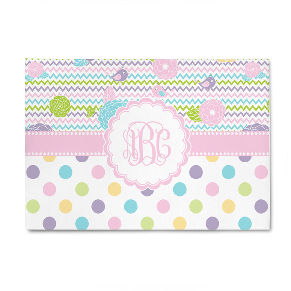 Custom Girly Girl 4' x 6' Indoor Area Rug (Personalized)