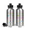 Girly Girl Aluminum Water Bottle - Front and Back