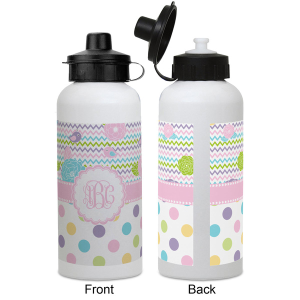 Girly Girl Aluminum Water Bottle - White APPROVAL