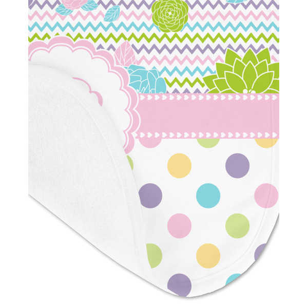 Girly Girl Baby Bib - AFT detail