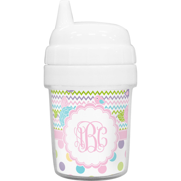 Custom Girly Girl Baby Sippy Cup (Personalized)