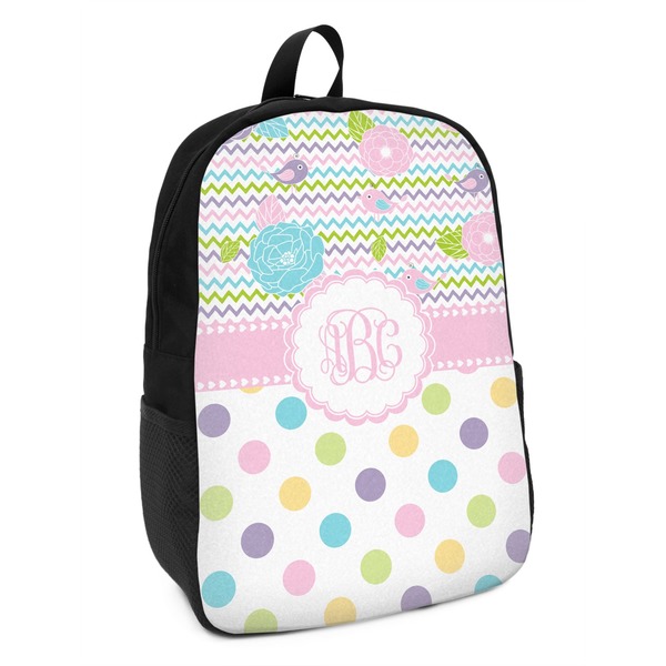 Custom Girly Girl Kids Backpack (Personalized)