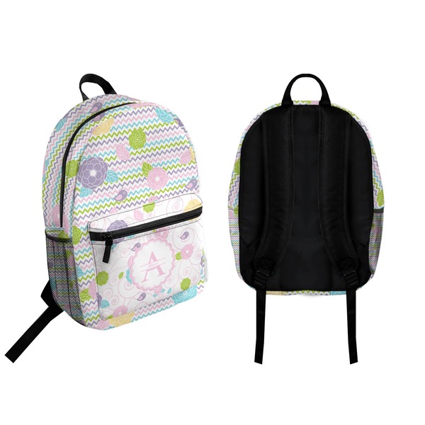 Girly Girl Backpack front and back - Apvl