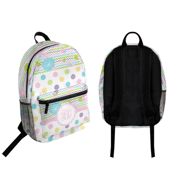 Girly Girl Backpack front and back - Apvl
