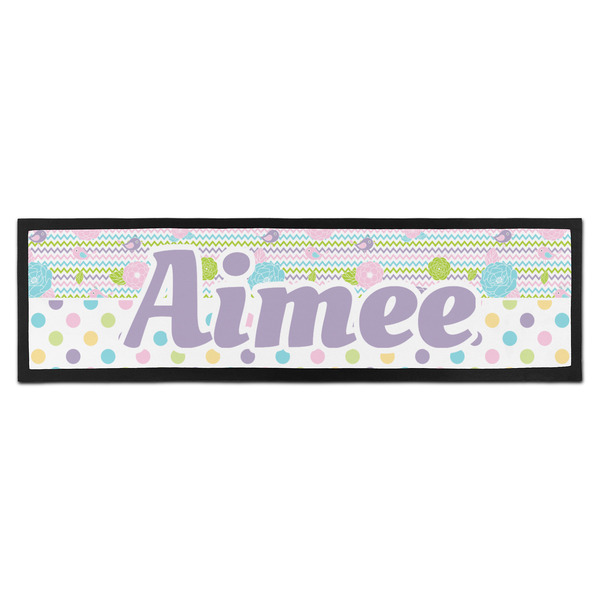 Custom Girly Girl Bar Mat - Large (Personalized)