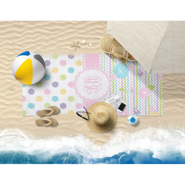 Girly Girl Beach Towel Lifestyle