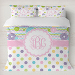 Girly Girl Duvet Cover Set - King (Personalized)